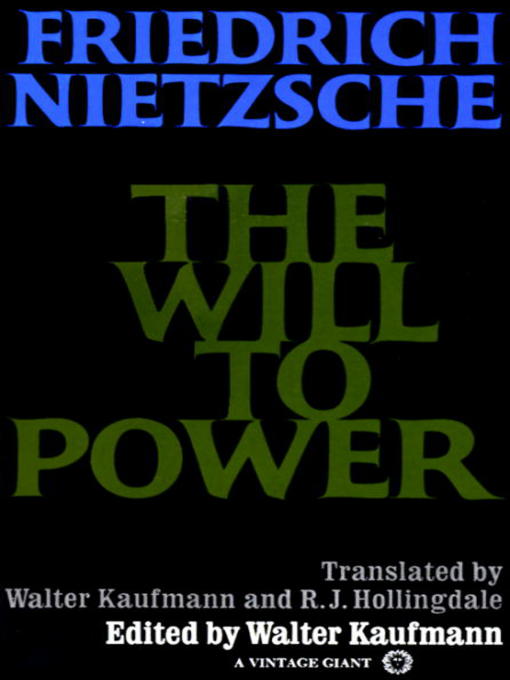 Title details for The Will to Power by Friedrich Nietzsche - Available